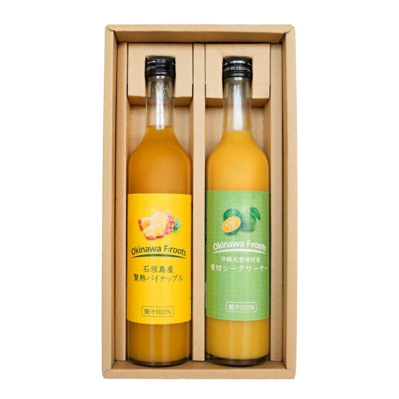 贅熟 石垣島産パイナップルジュース 500ml & 大宜味村産青切